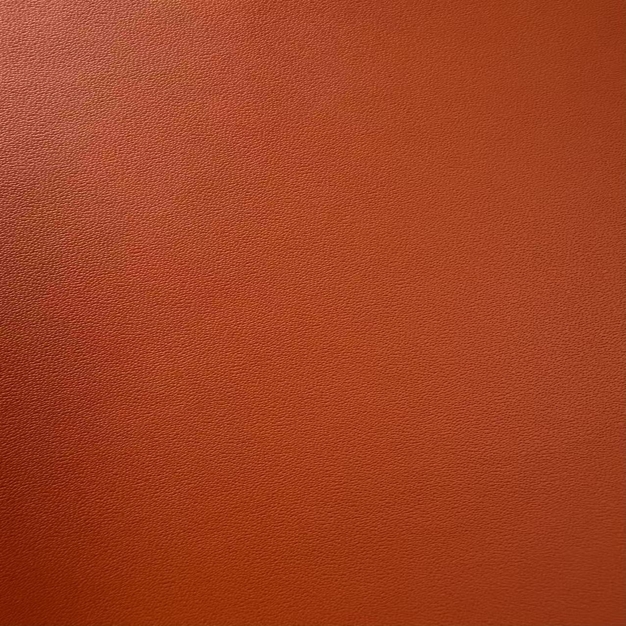 Orange Saddle Leather