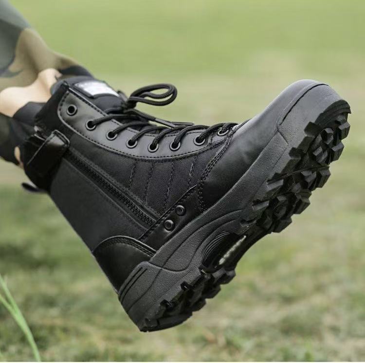 Black Military Boot Finished 1