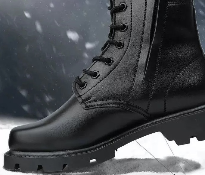 Black Military Boot Finished 3